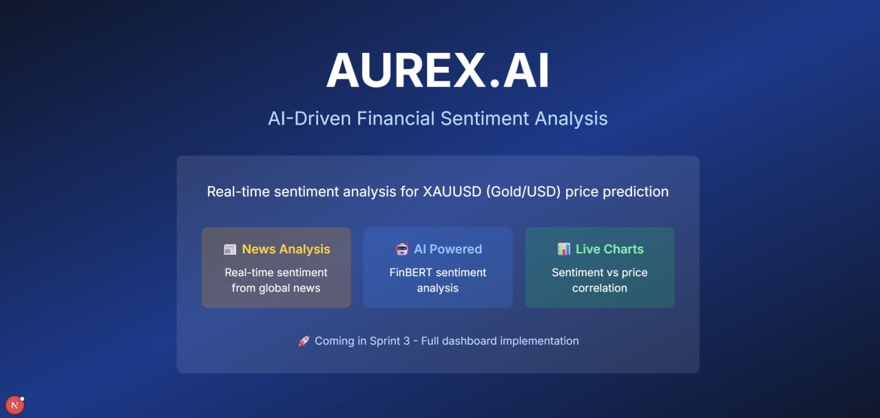 AUREX - Gold Spot Market Sentimental Signal